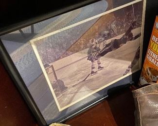Framed Hockey Photo