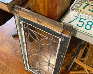 Ornate Window with Leaded Glass