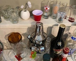 Cocktail Shakers/ Shot Glasses