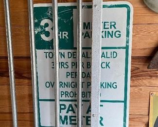3 Hour Meter Parking Sign