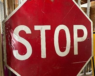 Metal Stop Sign