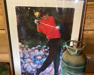 Masterpiece Tiger Woods 1997 Masters Champion Poster