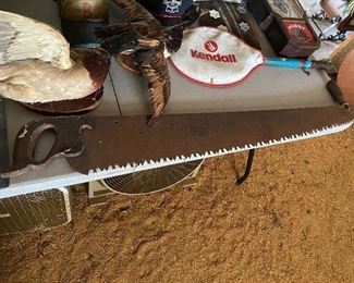 Old One Man Cross Cut Saw