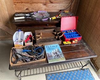 Horse Tack and Gear / Coffee Table