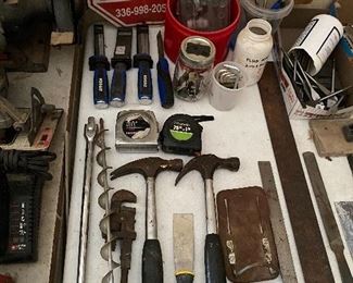 Hammers, Screwdrivers, Squares, Measures