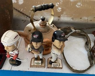 Hockey and Baseball Bobble Heads