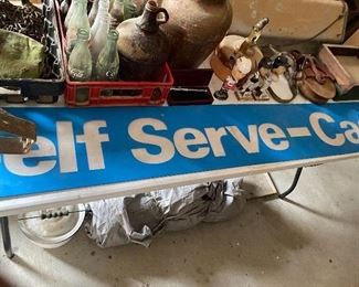 Self Service-Cash Sign