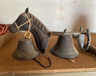 Figural Horse Head Bell