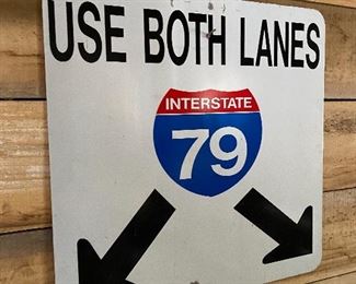  Interstate 79 Metal Sign