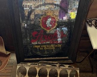 Stroh's Beer Mirror