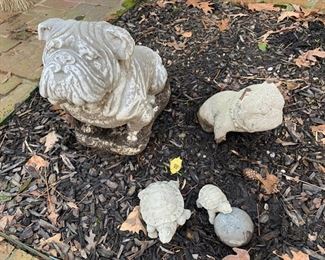 Concrete Bulldogs and Turtles