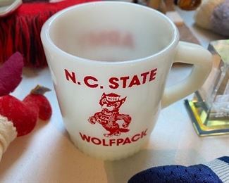 Fire King N.C. State Mug