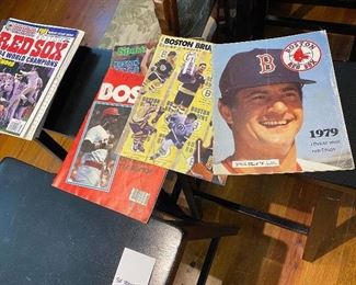 Boston Bruins and Red Sox Programs 