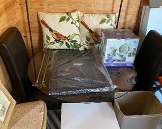 Glass Top Table and Chairs