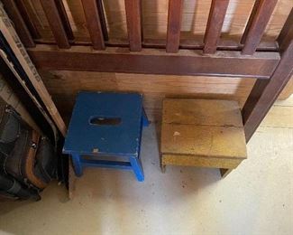 Stool & Shoe Shine Box