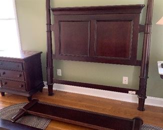 Studio Alexander Julian Poster Bed with Canopy and Nightstand