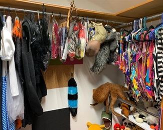 Halloween Costumes and Assorted Leotard Samples