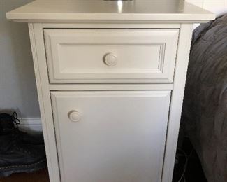 Painted white nightstand (as is) 20”W x 20”D x 30”H 