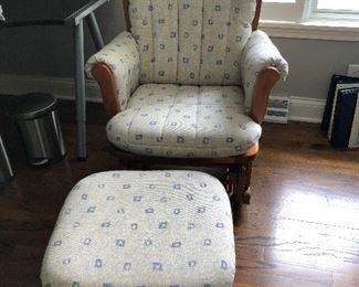 Rocking chair and ottoman