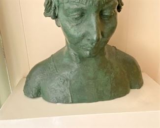 close up of the bust