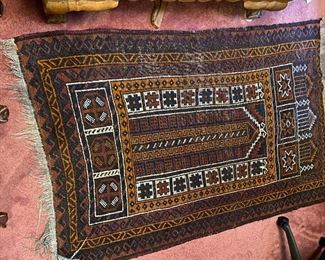 Antique oriental rug 3'5" x 4'1" $430