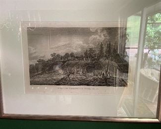 John Webber "A View of the Habitations in Nootka Sound". $150