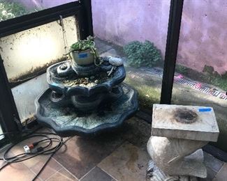 Electric fountain  $140 made of concrete!
