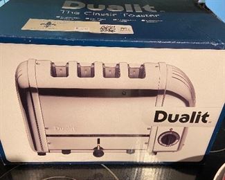 Dualit four slice toaster for in-person sale