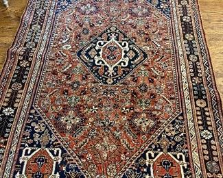 6'8" x 4'10" antique oriental rug just cleaned $640