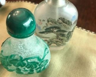 This is available for in-person sale only.   Antique snuff bottles 