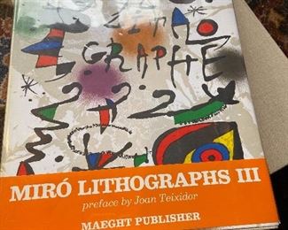 Joan Miro Lithographs Volume III $750
