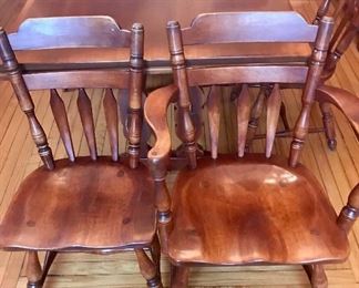 These are the Cushman chairs in good, original condition.  A gorgeous #cushmancolonialcreations find.  These don't last long so please text/call us at 518-944-0256.  Thank you.