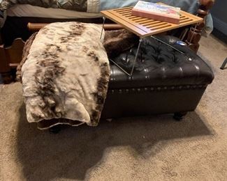 padded trunk/storage  throws