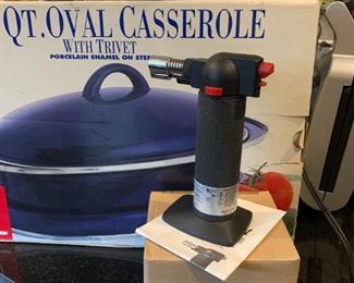 creme brulee torch, tons of small kitchen appliances