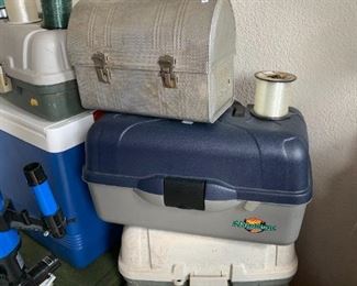 Vintage Lunch Box - Tackle Boxes, Ice Chests