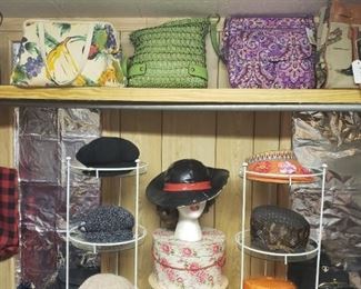 hats, handbags