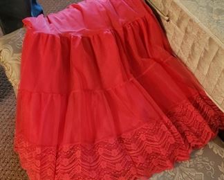 red ladies slip