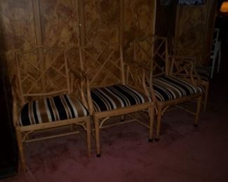 Chinese Chippendale chairs
