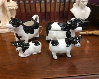 Ceramic Cows 
