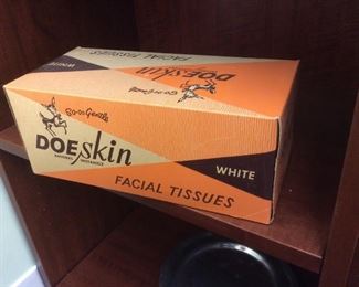 Doeskin 1950's tissue box Unopened !