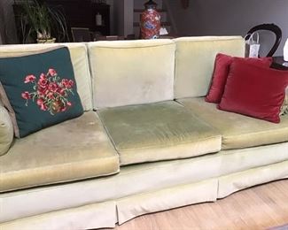  Vintage velvet couch