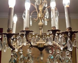 FRENCH CRYSTAL CHANDELIER 