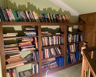 LOTS of Books, Side 1 of Upstairs Bookcases