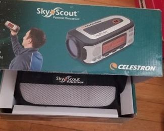 Sky scout for astronomy identifying stars