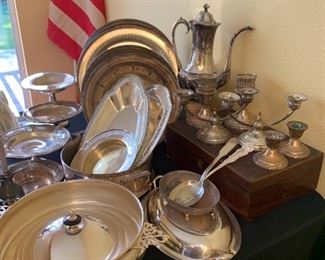 Silver (plate) serving pieces