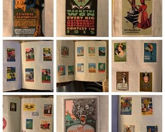 Large collection of poster/Cinderella stamps circa 1914-20 +/-.  Over 250 stamps total. Selling as a collection. 