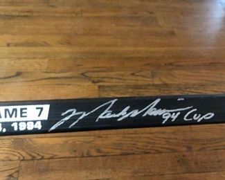 Mark Messier Signed 1994 Stanley Cup NY Rangers Hockey Stick