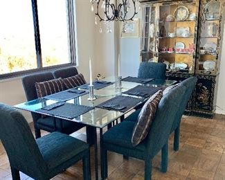 Dining room view - DINING TABLE  AND CHAIRS ARE SOLD