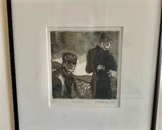 $75 - Laura Chassy '73 (Maryland, contemporary) "Mexico" (1/50).  9.5"H x 8.75"W