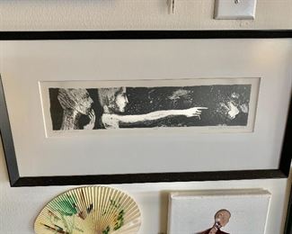 $175 - Framed original art #6; 11"H x 21"W